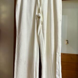 Kyodan Off-White Ribbed Track Pants